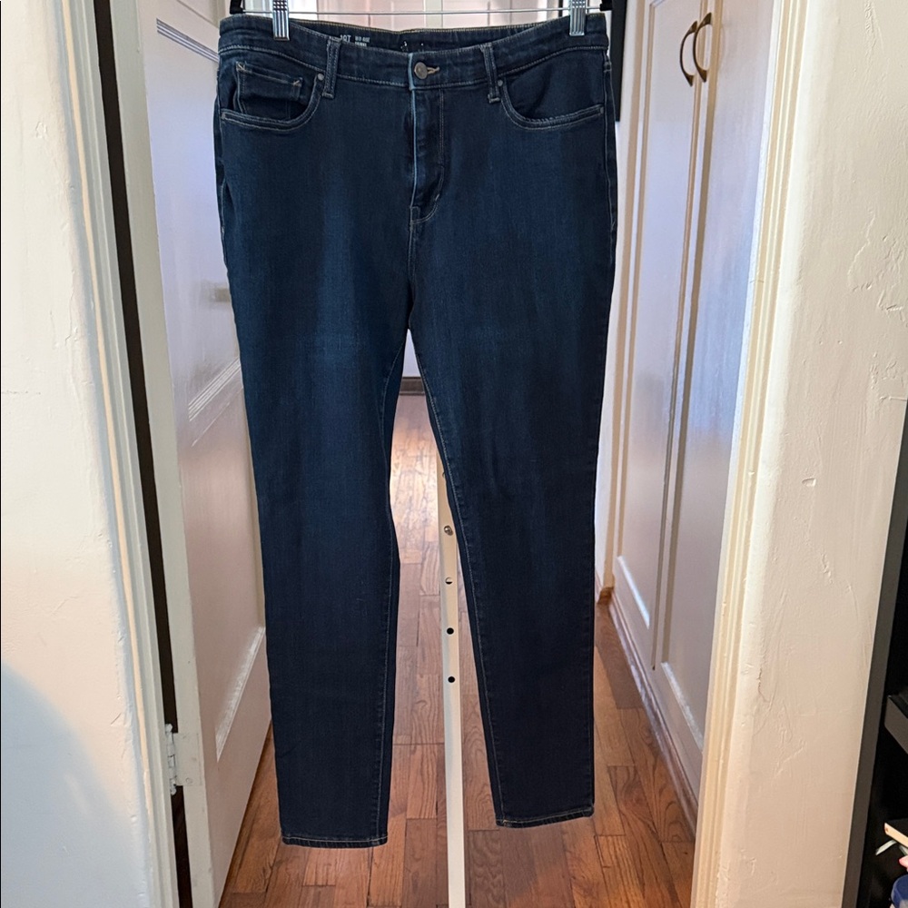 Old Navy Dark Blue Jeans 18T Mid-Rise Skinny - Picture 2 of 4